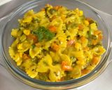 A picture of step 15 of Desi Style Masala Pasta.