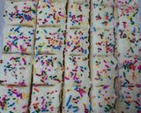 A picture of step 7 of Frosted Sugar Cookie Bars.