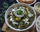 A picture of step 10 of Palak Paneer.