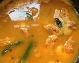 A picture of step 6 of Prawn Dal.