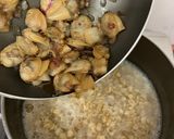 Hình bước làm 7 của món Cháo yến mạch nghêu (Ngao) nấu củ cải trắng [Eat clean - Lose weight]
