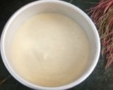 A picture of step 3 of Ghee Residue Cake with Melon Orange Compote.