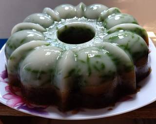 Puding cendol cincau - Step 2