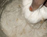 A picture of step 2 of Plantain puff puff.