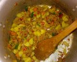A picture of step 3 of Samosa fillings.