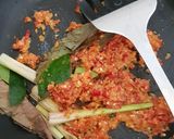 Foto langkah ke 2 dari resep 36.Nasi Bakar Cumi Rica Kemangi 🦑🌶🍃🤤.