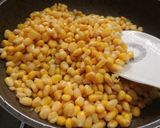 A picture of step 1 of Corn Chaat.