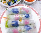 Hình bước làm 5 của món Phở Cuốn Bò Xào