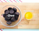 Foto langkah ke 1 dari resep Oreo cheesecake hanya 5 bahan.