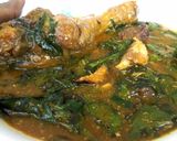 A picture of step 14 of Oha and Uziza Soup.