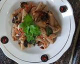 A picture of step 4 of WHOLE WHEAT PASTA so simple.