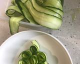 油醋小黃瓜捲的食譜步驟1照片