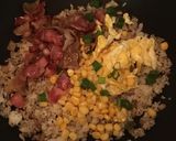 培根玉米蛋炒飯🥓🌽🥚的食譜步驟4照片