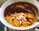 A picture of step 8 of Instant Rajasthani moong dal ka halwa.