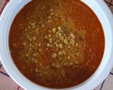 A picture of step 9 of Tangy Green Mung(moong) curry.