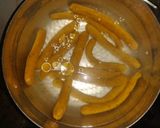 A picture of step 3 of Yummy gatta sabji.