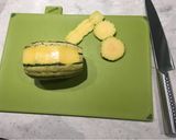A picture of step 1 of Gnocchi with squash & sage purée.