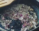 A picture of step 2 of Palak Corn Curry.