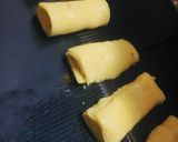 A picture of step 6 of Mango Malai Khandvi.