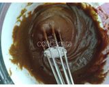 A picture of step 1 of Whole Wheat chocolate Sponge cake recipe without sugar.
