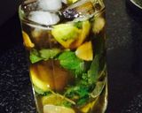 A picture of step 4 of Virgin Black Mojito Mocktail.