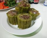 รูปขั้นตอนการทำที่ 4 ของ มะระยัดไส้หมูสับ สูตรขมน้อย