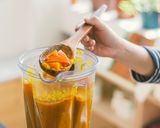 【豌豆苗香蘋南瓜濃湯】萬聖節的溫馨款待,獻給最在乎的人的食譜步驟7照片