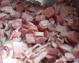 A picture of step 4 of Frijoles Charros ♡.