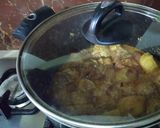 A picture of step 8 of Dajjad khubus pilaf without oven.