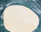 A picture of step 1 of Aate ki puri.