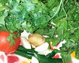 A picture of step 1 of Green chutney.