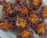 Foto langkah ke 2 dari resep Siomay jamur ubi ungu.