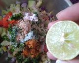 A picture of step 3 of Purple Cabbage Corn Chaat.