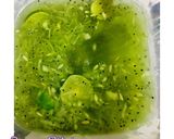 Foto langkah ke 3 dari resep Es Kuwut timun selasih.