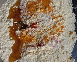 A picture of step 1 of Cornmeal Papadi.