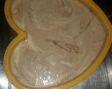 Foto del paso 9 de la receta: Torta marmolada de chocolate y vainilla con forma de corazón♡