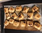 A picture of step 8 of Savory Puff Pastry Bites with Prosciutto and Prunes.