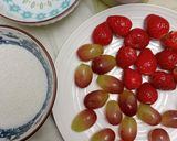 Foto langkah ke 1 dari resep Tanghulu (Strawberry dan Anggur).