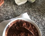 صورة لخطوة 6 من وصفة 😍 كيكه شوكولاته سوداء 😍
