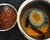 A picture of step 1 of Littlemillet Protein Dosa.