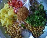A picture of step 1 of White chana chaat ❤️.