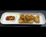A picture of step 4 of Veg Spring Rolls.