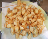 Foto del paso 2 de la receta: Bacalao con nata y patatas fritas al horno