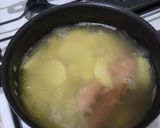 Foto del paso 2 de la receta: Salchichas con Puré de papas y Choclo 🌽