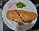 A picture of step 6 of Vegetable Hot dog.