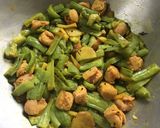 A picture of step 7 of Soya Chunks Ridge Gourd Curry.
