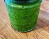 A picture of step 3 of Pea & Rocket Pesto.