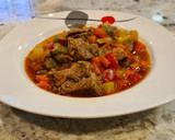 Foto del paso 6 de la receta: Ternera guisada con pimientos y calabacín al pimentón