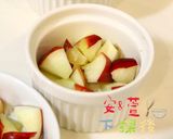 安萱下課後 白桃布丁蛋糕的食譜步驟2照片