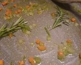 A picture of step 1 of Trio of meat and pea stew.